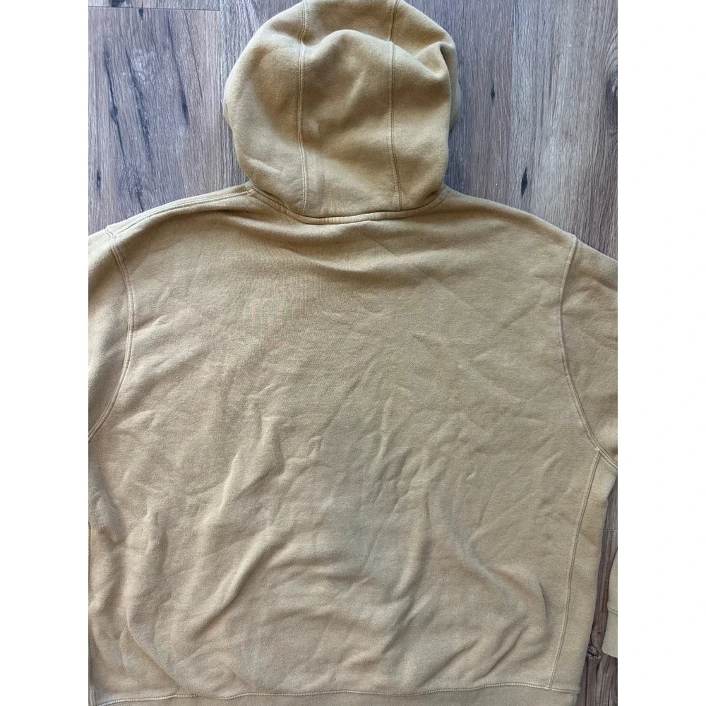Nike Sportswear Club Fleece Hoodie Mens 3XL Mustard‎ Yellow Pullover BV2654-722